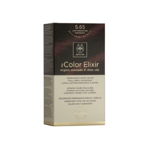 Apivita My Color Elixir Βαφή Μαλλιών 5.65 Καστανό Ανοιχτό Κόκκινο Μαονί