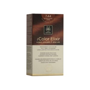 Apivita My Color Elixir Βαφή Μαλλιών 7.44 Ξανθό Έντονο Χάλκινο