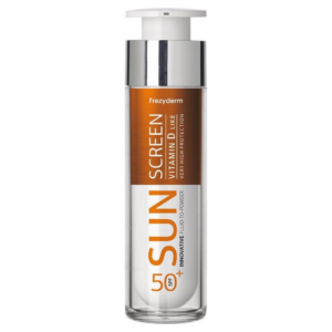 Frezyderm Sun Screen Fluid to Powder SPF50+ Αντηλιακή Υγρή Κρέμα με Αίσθηση Πούδρας Υψηλής Προστασίας 50ml