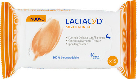 Lactacyd Intimate Wipes 15τμχ