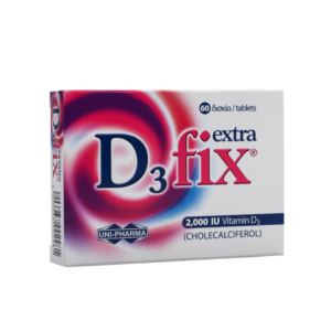Uni-Pharma D3 Fix EXTRA 2000iu Vitamin D3 60 ταμπλέτες