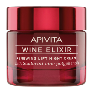 Apivita Wine Elixir Renewing Lift Night Cream Κρέμα Νύχτας για Ανανέωση & Lifting 50ml