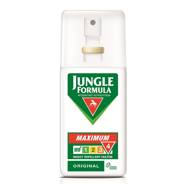 Jungle Formula Maximum IRF4, Εντομοαπωθητικό Σπρέι με Μέγιστη Προστασία Spray 75ml