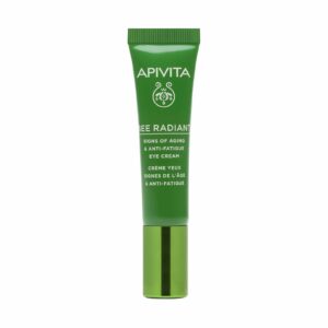 Apivita Bee Radiant White Peony & Patented Propolis Αντιγηραντική Κρέμα Ματιών κατά των Μαύρων Κύκλων με Υαλουρονικό Οξύ 15ml