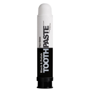 Frezyderm Black & Polish Toothpaste Οδοντόκρεμα από Ενεργό Άνθρακα & Κόκκους Ηφαιστειακού Πετρώματος για Άμεση Λεύκανση 75ml