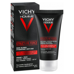 Vichy Homme Structure Force 50ml Ανδρική Ολοκληρωμένη Αντιγηραντική και Ενυδατική Φροντίδα