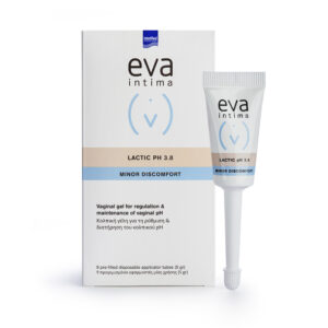 Intermed Eva Intima Minor Discomfort Lactic pH 3.8 Κολπική Γέλη για τη Ρύθμιση & Διατήρηση του Κολπικού pH 9τμχ