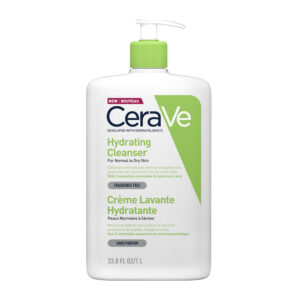 CeraVe Hydrating Normal To Dry Skin Cleanser Κρέμα Καθαρισμού Προσώπου & Σώματος Κανονική έως Ξηρή Επιδερμίδα 1000ml