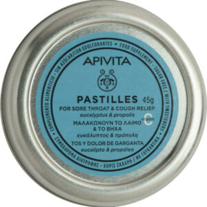 Apivita Pastilles Ευκάλυπτος & Πρόπολη για τον Ερεθισμένο Λαιμό 45gr