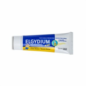 Elgydium Οδοντόκρεμα κατα της Τερηδόνας 50ml 500 ppm με Γεύση Banana για 2+ χρονών