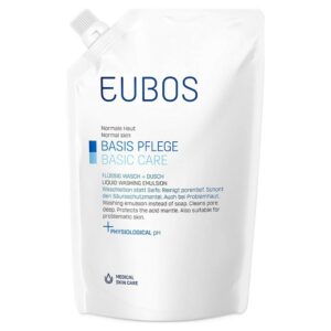 Eubos Normal Skin Basic Care Ανταλλακτικό Υγρό Καθαρισμού Προσώπου & Σώματος Liquid Washing Emulsion Refill 400ml
