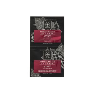 Apivita Express Beauty Αντιρυτιδική & Συσφιγκτική Μάσκα Ματιών με Σταφύλι 2x2ml