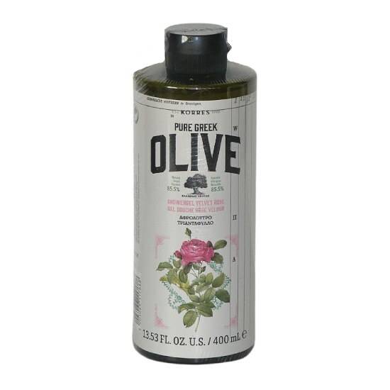 Korres Pure Greek Olive Oil Αφρόλουτρο σε Gel Velvet Rose 400ml
