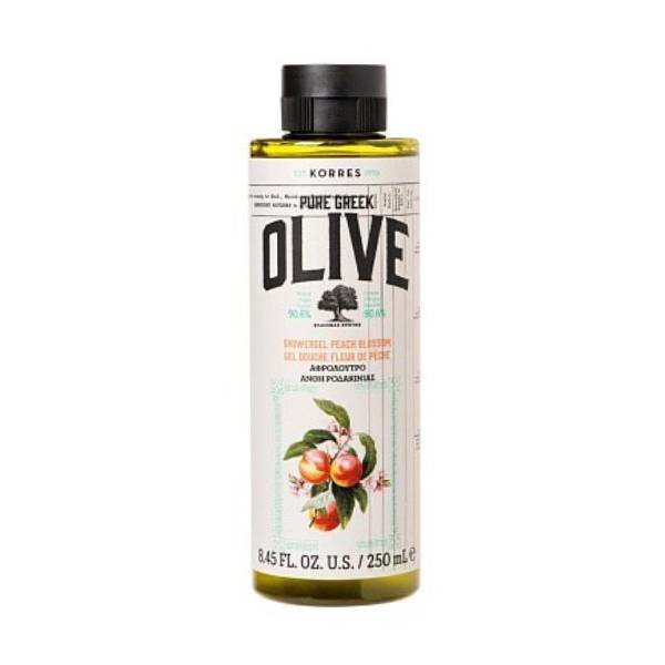 Korres Pure Greek Olive Αφρόλουτρο σε Gel Άνθη Ροδακινιάς 250ml