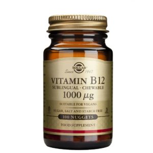 Solgar Vitamin B12 1000mcg 100 υπογλώσσια δισκία