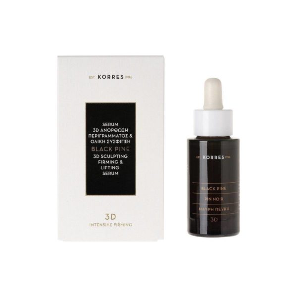 Korres Black Pine 3D Sculpting Firming & Lifting Αντιγηραντικό Serum Προσώπου για Σύσφιξη 30ml
