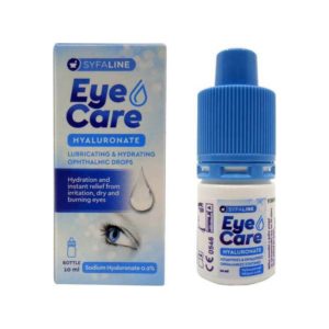Syfaline Eye Care Hyaluronate Drops Οφθαλμικές Σταγόνες με Υαλουρονικό Οξύ για Ξηροφθαλμία 10ml