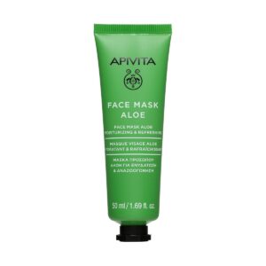 Apivita Aloe Μάσκα Προσώπου για Ενυδάτωση με Πράσινο Τσάι 50ml