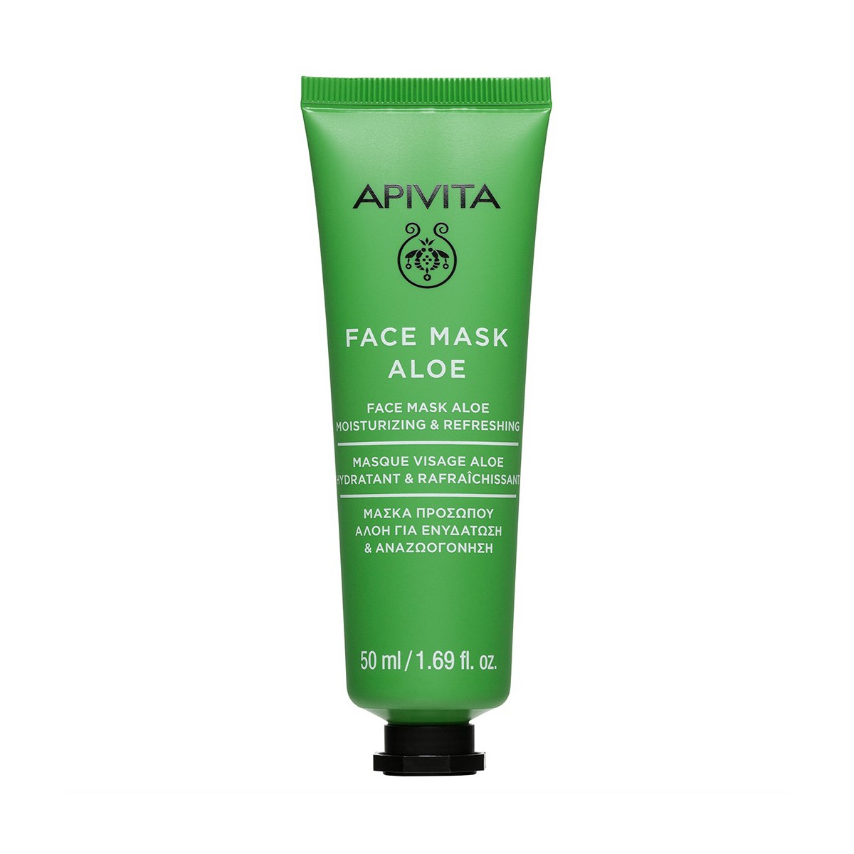 Apivita Aloe Μάσκα Προσώπου για Ενυδάτωση με Πράσινο Τσάι 50ml