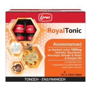 Lanes RoyalTonic Βασιλικό Πολτό, Πρωτόγαλα & Πρόπολη 10 x 10ml