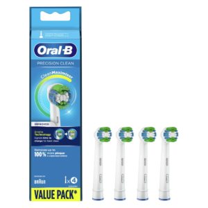 Oral-B Precision Clean CleanMaximiser Value Pack Ανταλλακτικές Κεφαλές για Ηλεκτρική Οδοντόβουρτσα 4τμχ