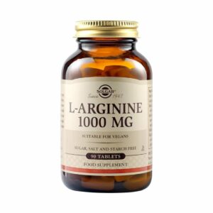 Solgar L-Arginine 1000mg Συμπλήρωμα Διατροφής με Αργινίνη για Ανάπτυξη, Αποκατάσταση & Ενδυνάμωση του Μυϊκού Συστήματος, 90tabs