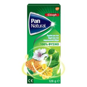 GSK Pan Natural Σιρόπι για Παραγωγικό Βήχα χωρίς Γλουτένη 128gr