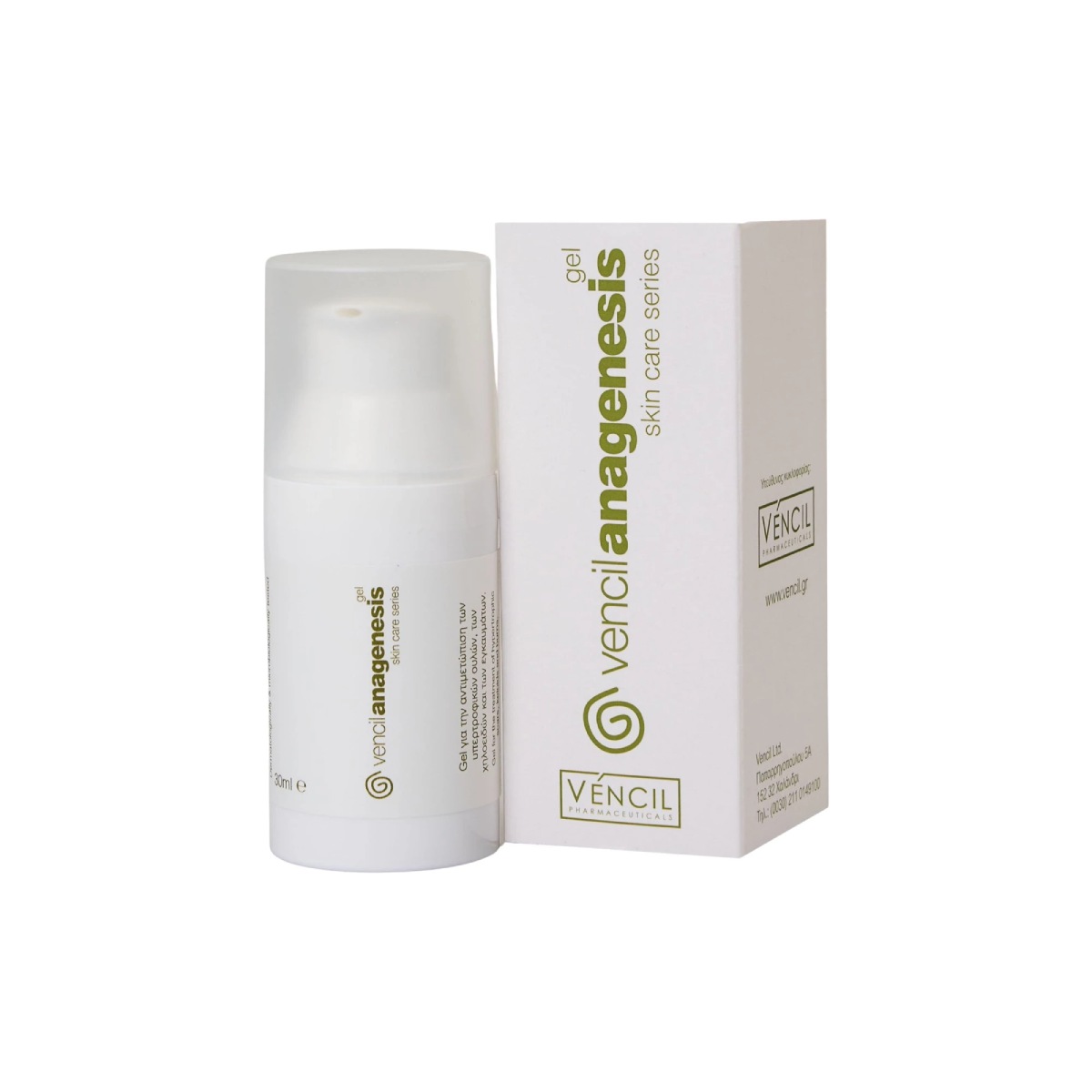 Vencil Skin Care Series Anagenesis Gel Τζελ για Ουλές & Εγκαύματα, 30ml