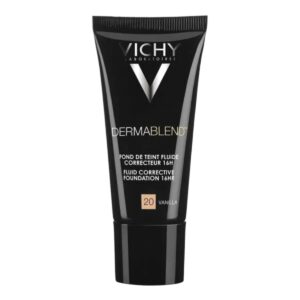 Vichy Dermablend No.20 Make Up Fluid Vanilla Διορθωτικό Fond de Teint Προσώπου με Λεπτόρρευστη Υφή για Όλους τους Τύπους Επιδερμίδας, 30ml