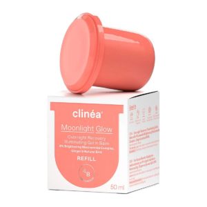 Clinea Moonlight Glow Refill Gel Προσώπου Νυκτός για Αντιγήρανση & Λάμψη 50ml