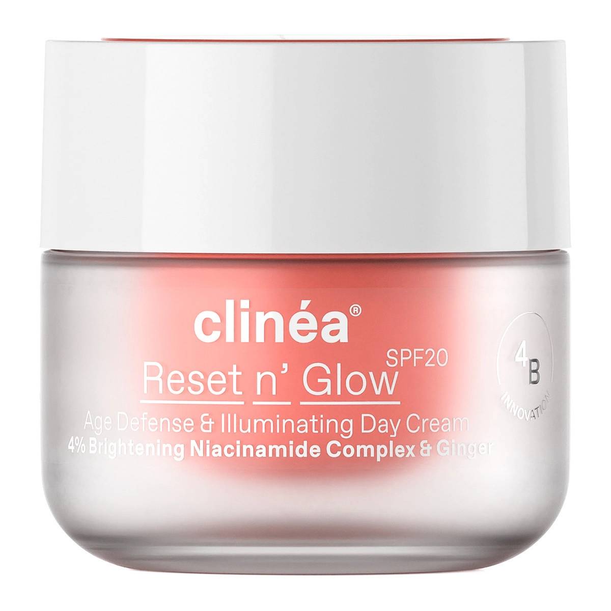 Clinea Reset n' Glow Κρέμα Προσώπου Ημέρας με SPF20 για Αντιγήρανση & Λάμψη 50ml