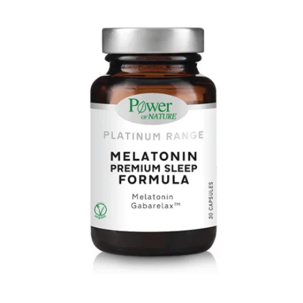 Power Of Nature Platinum Range Melatonin Premium Sleep Formula Συμπλήρωμα για τον Ύπνο 30 κάψουλες