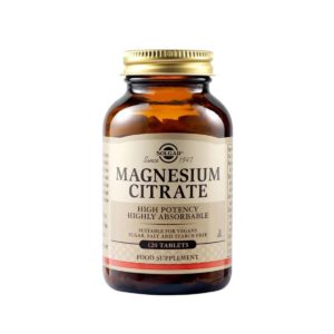 Solgar Magnesium Citrate 200mg 120 ταμπλέτες