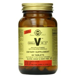 Solgar VM 75 Πολυβιταμίνες & Μέταλλα για Τόνωση & Ευεξία του Οργανισμού 60 ταμπλέτες