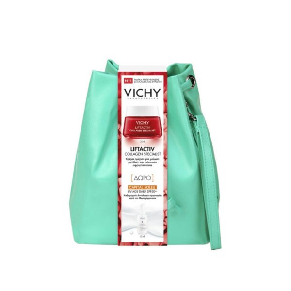 Vichy Liftactiv Collagen Specialist Bag Σετ Περιποίησης με Κρέμα Προσώπου