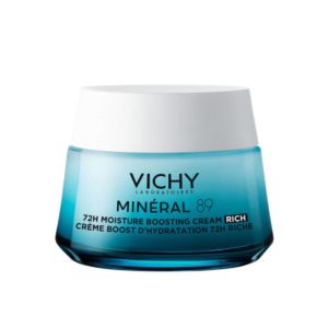 Vichy Mineral 89 Rich 72ωρη Ενυδατική & Συσφικτική Κρέμα Προσώπου για ΞηρέςΕυαίσθητες Επιδερμίδες 50ml