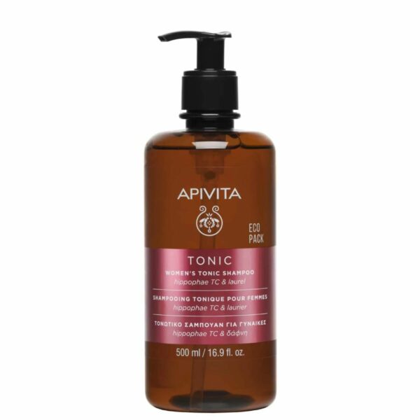 Apivita Women Tonic Hippophae TC & Laurel Σαμπουάν κατά της Τριχόπτωσης για Εύθραυστα Μαλλιά 500ml