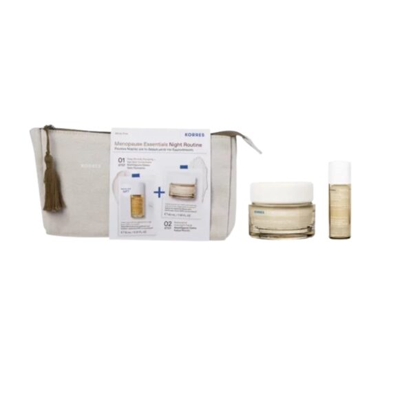 Korres Promo White Pine Menopause Essentials Night Routine με Κρέμα Νύχτας για Αναπλήρωση Όγκου, 40ml & Ορό Προσώπου για Αναπλήρωση Όγκου, 15ml