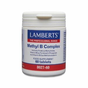 Lamberts Methyl B Complex Βιταμίνη για Ενέργεια, τα Μαλλιά & τo Δέρμα 60 ταμπλέτες