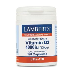 Lamberts Vitamin D3 Βιταμίνη για Ανοσοποιητικό 4000iu 120 κάψουλες