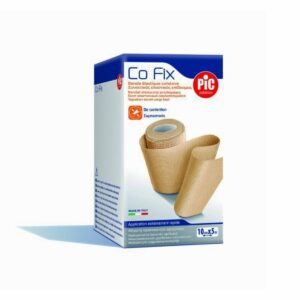 Pic Solution Co Fix Ελαστικός Αυτοσυγκρατούμενος Επίδεσμος 10cm x 5m Μπεζ