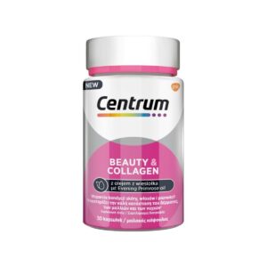 Centrum Beauty & Collagen Πολυβιταμίνες Για Υγιή Επιδερμίδα Γερά Μαλλιά & Νύχια Με Έλαιο Νυχτολούλουδου 30 μαλακές κάψουλες