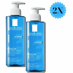 La Roche Posay Effaclar Gel Τζελ Καθαρισμού Προσώπου, 400ml (2x-Τμχ)