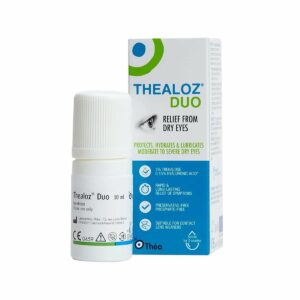 Thea Pharma Hellas Thealoz Duo Relief Οφθαλμικές Σταγόνες με Υαλουρονικό Οξύ για Ξηροφθαλμία 10ml