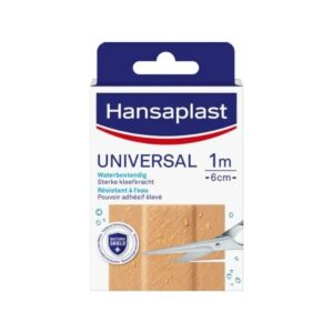 Hansaplast Universal Water Resistant Ανθεκτικό στο Νερό Επίθεμα Πληγής 1m x 6 cm