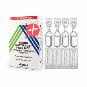 Alcon Tears Naturale Free Med Οφθαλμικές Σταγόνες σε περιέκτες μιας Χρήσης, 30 x 0.4 ml