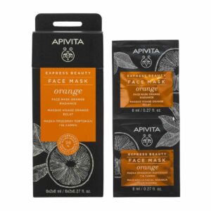 Apivita Express Μάσκα Αναζωογόνησης με Πορτοκάλι 2x8ml
