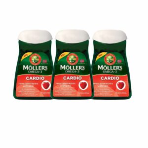 Moller's Omega-3 Cardio Μουρουνέλαιο και Ιχθυέλαιο 180 μαλακές κάψουλες