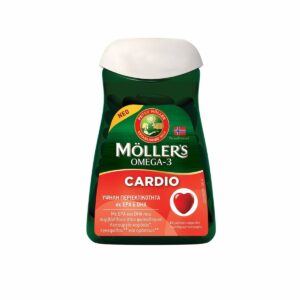 Moller's Omega-3 Cardio Μουρουνέλαιο και Ιχθυέλαιο 60 μαλακές κάψουλες
