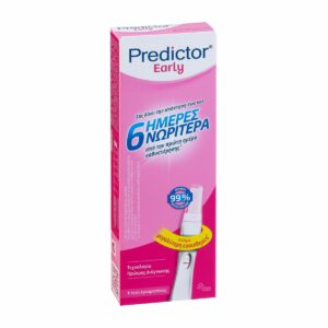Predictor Early 1τμχ Τεστ Εγκυμοσύνης 6 Ημέρες Νωρίτερα
